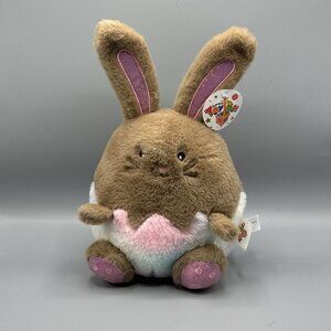 Geoffrey's Toy Box Neopolitan Bunny Rabbit Egg Plush Stuffed Animal 13" NEW